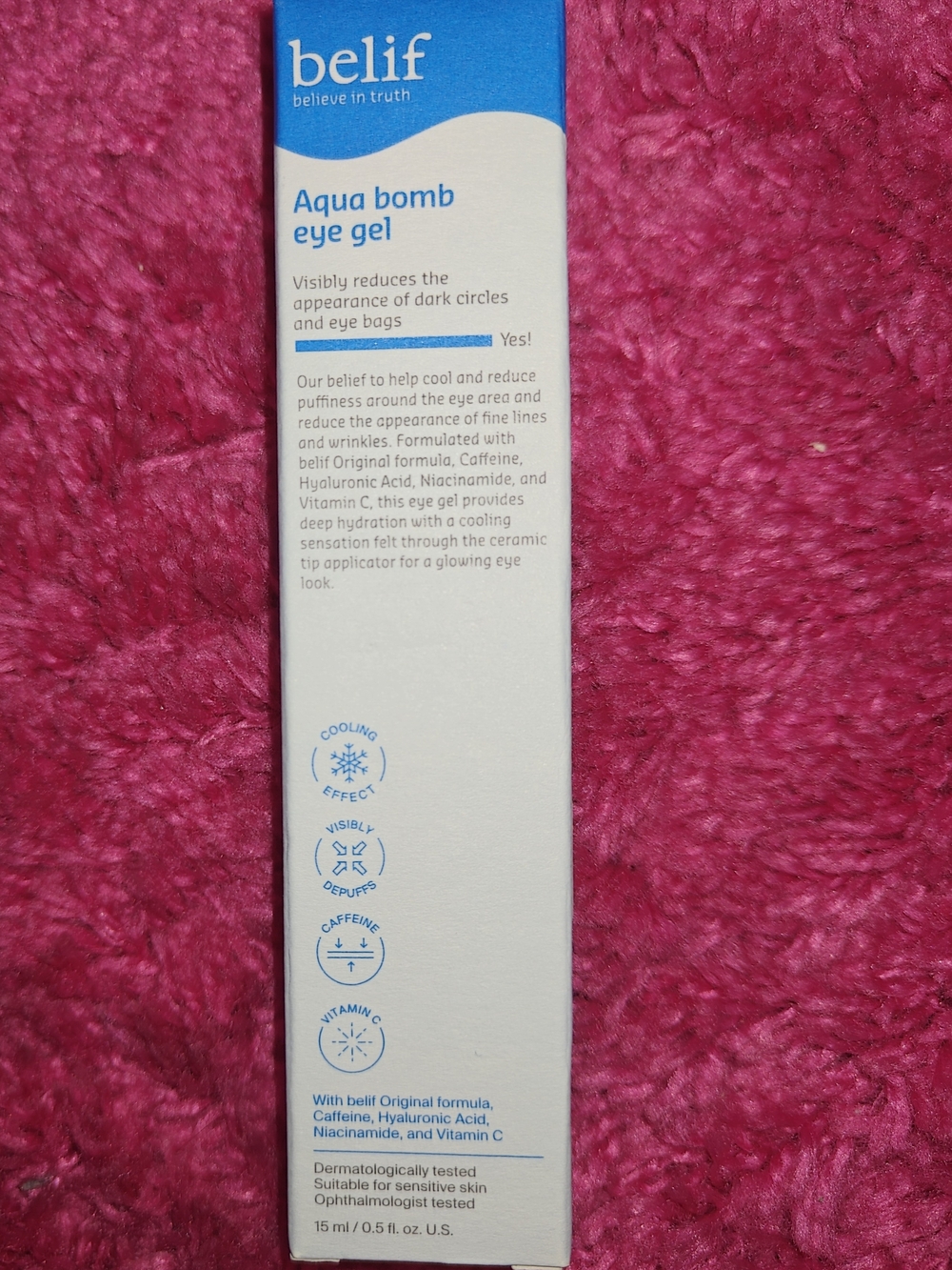 Belif Aqua Bomb Hydrating Eye Gel
